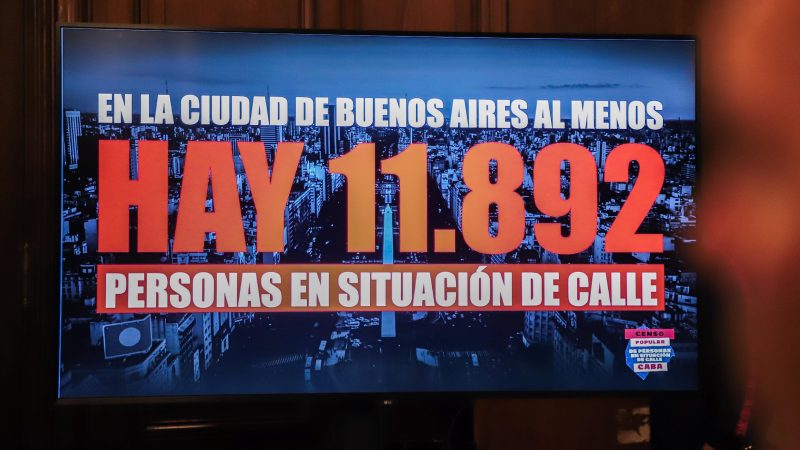 CABA: El 3er Censo Popular muestra la cantidad real de personas en situación de calle