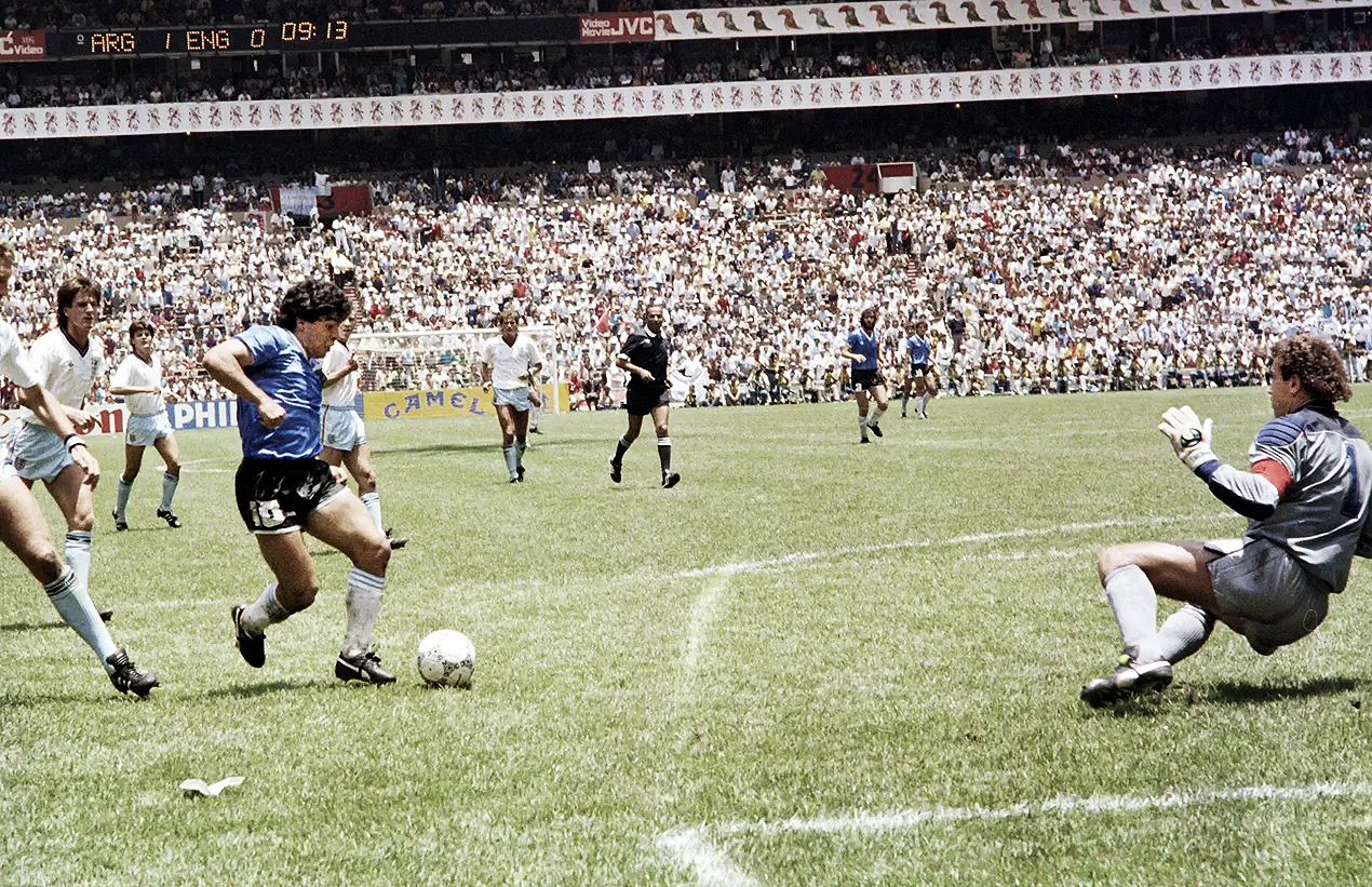 La semifinal contra Inglaterra revive la épica del histórico partido del Gol del Siglo de Maradona